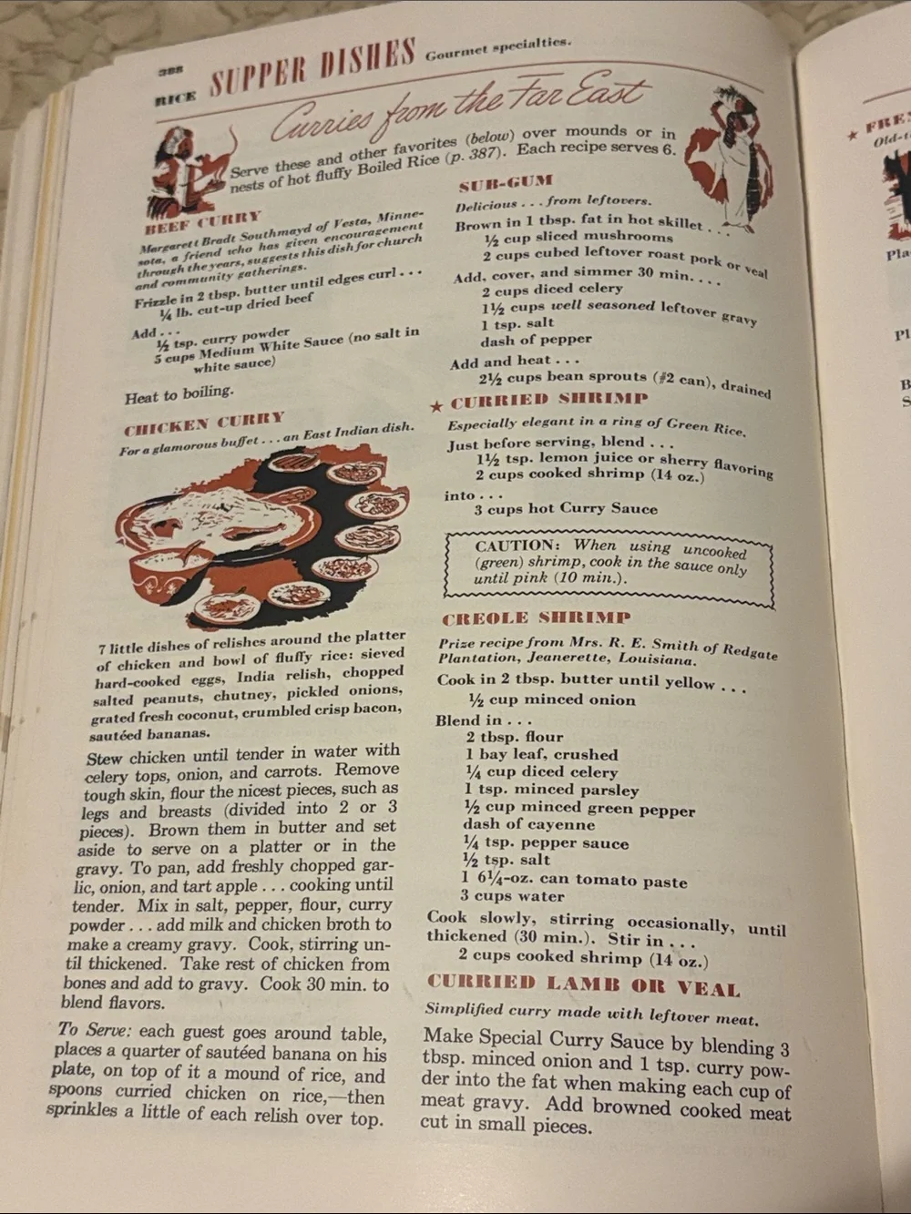 vintage 1950 edition of Betty Crocker's Picture Cook Book.